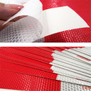 5 Pieces Car Safety Warning Night Reflective Tape Strip Stickers Red & White