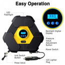 Car Truck Bicycle 12V DC Portable Electric Auto Air Compressor Pump 100PSI