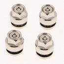7Pcs Invisible Metal Bolt Flush Mount Valve Stems Hole For Car Wheels Tire