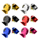 Dual-tone Snail Universal Electric Horn 12V 115 dB Car Truck Auto Gold