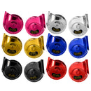 Dual-tone Snail Universal Electric Horn 12V 115 dB Car Truck Auto Gold