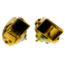 Dual-tone Snail Universal Electric Horn 12V 115 dB Car Truck Auto Gold
