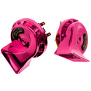 Dual-tone Snail Universal Electric Horn 12V 115 dB Car Truck Auto Purple