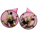 Dual-tone Snail Universal Electric Horn 12V 115 dB Car Truck Auto Purple