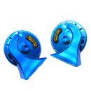 2Pcs For Universal Car Snail Horn 12V 110dB 410 - 510 Hz Blue