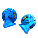 2Pcs For Universal Car Snail Horn 12V 110dB 410 - 510 Hz Blue