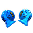 2Pcs For Universal Car Snail Horn 12V 110dB 410 - 510 Hz Blue