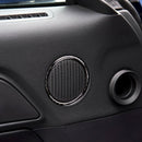 2 Pieces Car Door Audio Speaker Strip Cover Ring For Ford Mustang 2015-2017