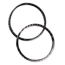 2 Pieces Car Door Audio Speaker Strip Cover Ring For Ford Mustang 2015-2017
