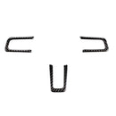 Carbon Fiber Car Steering Wheel 3D Decorative Sticker For Ford Mustang 15-17