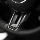 Carbon Fiber Car Steering Wheel 3D Decorative Sticker For Ford Mustang 15-17