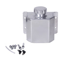 Universal Silver 1 Liter Alloy Aluminium Engine Oil Catch Can Breather Tank Bottle Car Parts