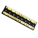 8 Circuit Junction Block,32V DC 60A Dual Brass Bus Bar with Sixteen 8-32 Screw Terminals
