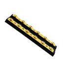 Brass Dual Bus Bar Power Distribution Block, 60A DC 32V for Cars Truck Ship