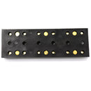 Brass Dual Bus Bar Power Distribution Block, 60A DC 32V for Cars Truck Ship
