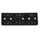 Brass Dual Bus Bar Power Distribution Block, 60A DC 32V for Cars Truck Ship