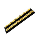 Brass Dual Bus Bar Power Distribution Block, 60A DC 32V for Cars Truck Ship