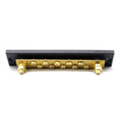 Large Current DC 48V Brass Bus Bar with 10 Screws for Truck Cars Yachts Ship
