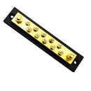 Large Current DC 48V Brass Bus Bar with 10 Screws for Truck Cars Yachts Ship