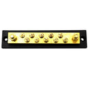 Large Current DC 48V Brass Bus Bar with 10 Screws for Truck Cars Yachts Ship