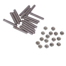 16 Pcs Stainless Exhaust Manifold Stud Nuts kit for Ford 4.6 & 5.4 Liter V8 2 Manifolds