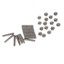 16 Pcs Stainless Exhaust Manifold Stud Nuts kit for Ford 4.6 & 5.4 Liter V8 2 Manifolds