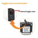 30A Overload Fuse Resettable Protector Reset Circuit Breaker Switch