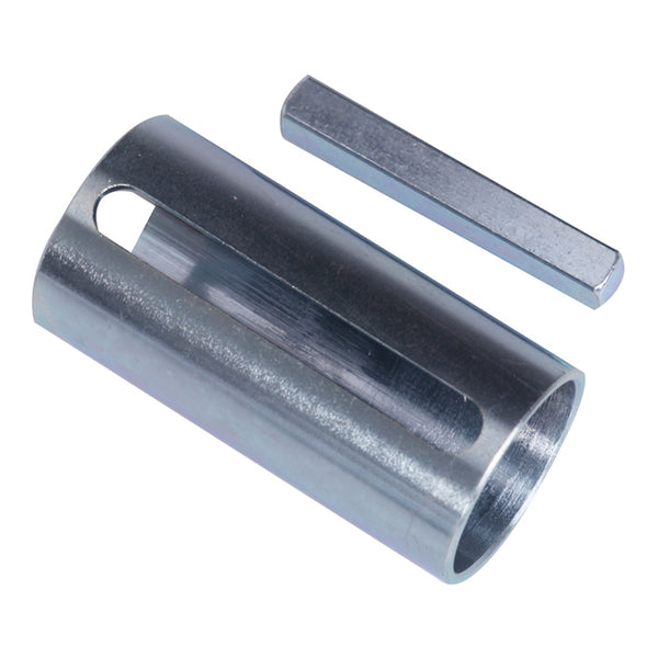 1"- 1 1/8" 1/4" Iron Key Pulley Gas Engine Pulley Crank Shaft Sleeve Adapter