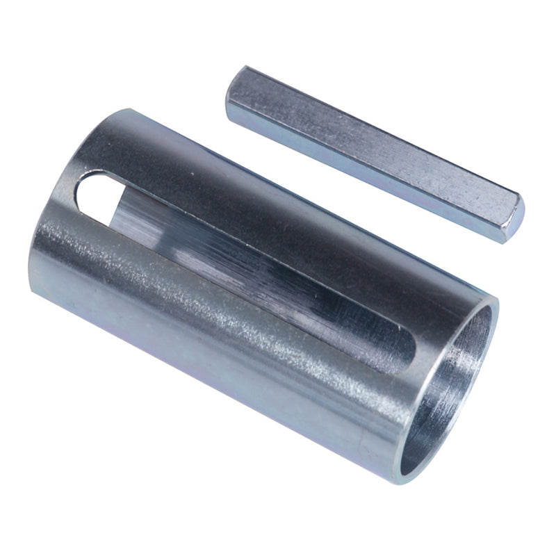 1"- 1 1/8" 1/4" Iron Key Pulley Gas Engine Pulley Crank Shaft Sleeve Adapter