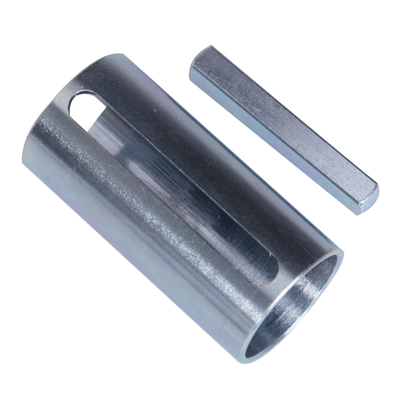 1"- 1 1/8" 1/4" Iron Key Pulley Gas Engine Pulley Crank Shaft Sleeve Adapter