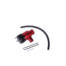 Adjustable Recirculating Blow Off Valve Bov Kit For 2015-2017 Subaru Wrx Red + Black