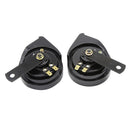 2 Pieces Car Boat Motorcycle Loud 12V 110DB Dual Tone Basin Air Horns Siren