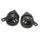 2 Pieces Car Boat Motorcycle Loud 12V 110DB Dual Tone Basin Air Horns Siren