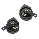 2 Pieces Car Boat Motorcycle Loud 12V 110DB Dual Tone Basin Air Horns Siren