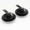 2Pcs Waterproof 12V Loud Basin Double Insert Car Electric Air Horn Siren