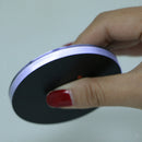 LED Car Cup Holder Pad Solar  LED Cup Mat Car Atmosphere Lamp Decoration