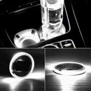 LED Car Cup Holder Pad Solar  LED Cup Mat Car Atmosphere Lamp Decoration
