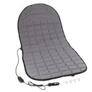 Heated Car Seat Chair Cushion Electric Heating Warmer Pad Cover Universal Driving Gray