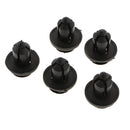 100Pcs Black Plastic Rivet Car Bumper Push Pin Clips Fits For Toyota