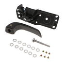 Black Metal Door Handle Repair Kit Inside LH Driver for GMC 07-13 Sierra Silverado