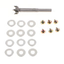 Black Metal Door Handle Repair Kit Inside LH Driver for GMC 07-13 Sierra Silverado