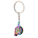 Car Styling Metal Keychain Keyfob Pendant Key Chain Ring Keyring Multicolor