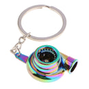 Car Styling Metal Keychain Keyfob Pendant Key Chain Ring Keyring Multicolor