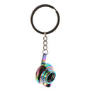 Car Styling Metal Keychain Keyfob Pendant Key Chain Ring Keyring Multicolor