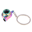 Car Styling Metal Keychain Keyfob Pendant Key Chain Ring Keyring Multicolor