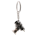 1x Metal Car Styling Keychain Keyfob Car Part Pendant Key Chain Ring Keyring