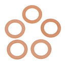 10Pcs Metal Oil Drain Plug Crush Washers Gaskets For Ford Bronze