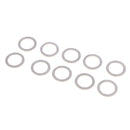 10Pcs Metal Oil Drain Plug Crush Washers Gaskets For Kia Silver