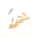 10 Pcs Female Thread Conical Straight Grease Gun Nipple Fitting Head Golden