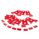 8pcs Red Door Hinge Covers Trim For 2018 Jeep Wrangler 4-Door Accessories
